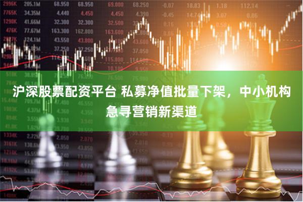 沪深股票配资平台 私募净值批量下架，中小机构急寻营销新渠道