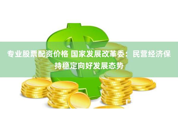 专业股票配资价格 国家发展改革委：民营经济保持稳定向好发展态势