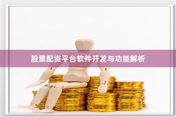股票配资平台软件开发与功能解析